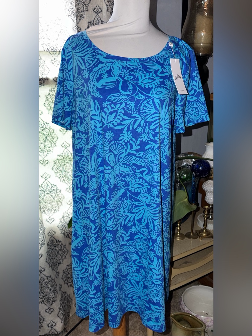 Lilly Pulitzer Floral Shift Dress BNWT — Size XXL